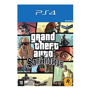 Grand Theft Auto San Andreas PS4 Mídia Digital