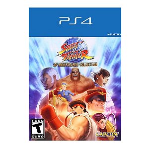 Street Fighter 30th: Coleção de Aniversário PS4 Mídia Digital