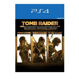 Tomb Raider: Definitive Survivor Trilogy PS4 Mídia Digital