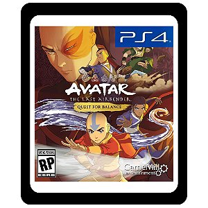 Avatar The Last Airbender: Quest for Balance ps4 Mídia Digital