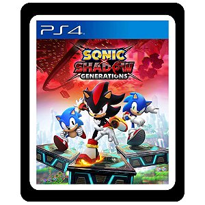 SONIC X SHADOW GENERATIONS PS4 mídia digital