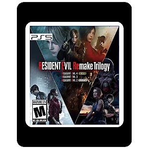 Resident Evil Remake Trilogy PS5 Mídia Digital