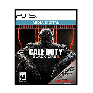 Call of Duty Black Ops 3 Zombies Chronicles PS5 Mídia Digital