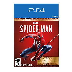 Marvel's Spider-Man Game of the Year Edition PS4 Mídia Digital