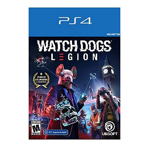 Watch Dogs Legion PS4 Mídia Digital