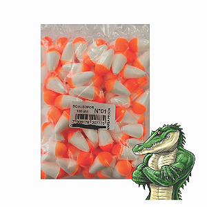 Boia de isopor nº 1 pacote com 100pç alta qualidade