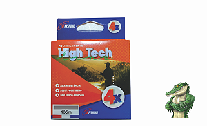 Linha Multifilamento High Tech 4 x  - 0,23mm com 135 metro