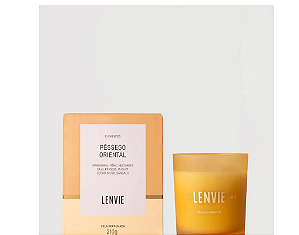 Vela Perfumada Pêssego Oriental LENVIE - 210g