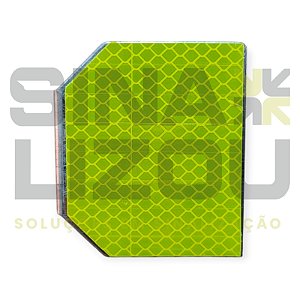 CATADIÓPTRICO DE AÇO PARA DEFENSA METÁLICA (LIMA LIMÃO)