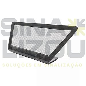 CATADIÓPTRICO DE PLASTICO PARA BARREIRA (BRANCO)