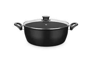 CALDEIRÃO PRETO ANTIADERENTE GULÊ 28CM
