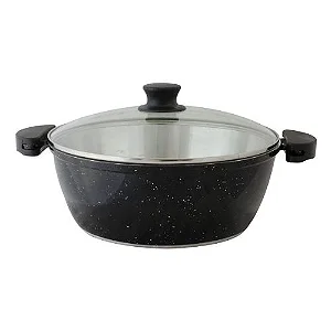 PANELÃO ALUMÍNIO FUNDIDO GULÊ PRETO PIGMENTADO 36CM