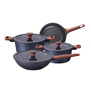 CONJUNTO 04 PEÇAS MTA LINHA TITANIUM REVESTIMENTO CERÂMICO