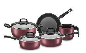 CONJUNTO SUPRA MADRI MTA CEREJA 5 PEÇAS 5672