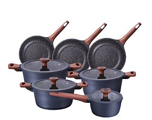 CONJUNTO DE PANELAS PREMIUM MTA TITANIUM 7 PEÇAS INDUÇÃO