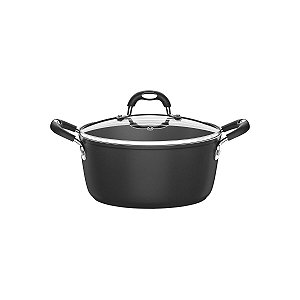 CACAROLA 20CM 2,6L MONACO INDUCAO PRETO - ALUMINIO COM REVESTIMENTO ANTIADERENTE