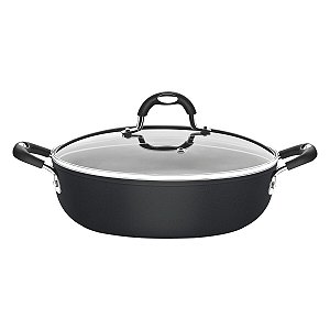 ARROZEIRA 28CM 4,2L MONACO INDUCAO PRETO TRAMONTINA