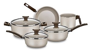 CONJUNTO DE  PANELAS AURA 5 PEÇAS ANTIADERENTE BUNILHA