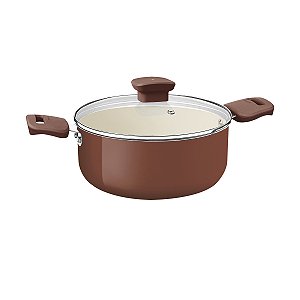 Caçarola Tramontina Veronese 24cm 4,8L Cerâmica  Argila