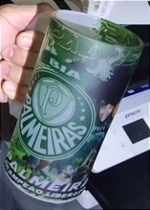 Caneca de Chopp Vidro Jateado do Palmeiras - 475ml