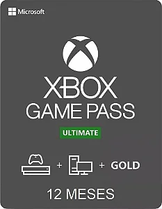 Xbox Game Pass Ultimate 12 Meses 25 Dígitos