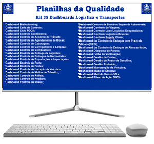 kit 35 Dashboards Logística e Transportes