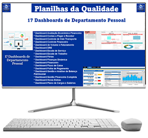 kit 17 Dashboards Departamento Pessoal