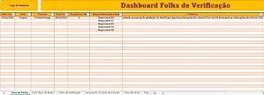 Dashboard Folha de Verificação (Única do Mercado)