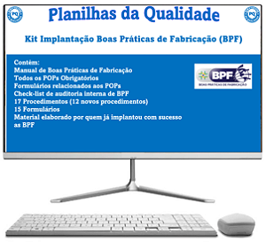 Kit Implantação Boas Práticas de Fabricação (BPF)