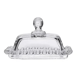 Manteigueira de Cristal Pearl 14cm x 9cm x 8cm - Wolff