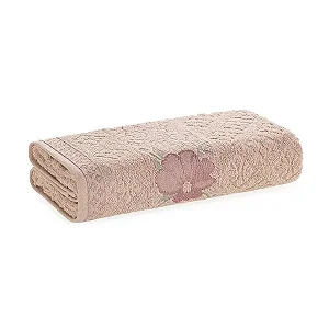 Kit de Toalha de Banho e Toalha de Rosto Rosa Yuna - KARSTEN