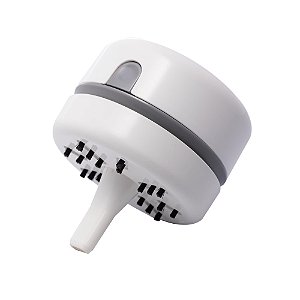 Mini Aspirador de Pó Automático Cinza 6cm x 6cm x 8cm  LYOR -