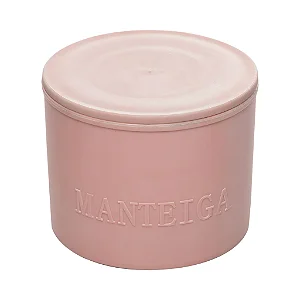 Manteigueira Francesa em Bambu e PP Rosa - LYOR