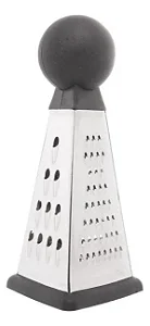 Mini Ralador de Aço Inox 3 Fases com Cabo Preto - LYOR