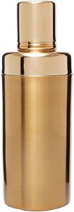 Coqueteleira de Aço Inox Dourada Old Fashioned - WOLFF