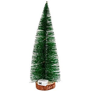 Mini Árvore Natal Com Led 25cm Verde