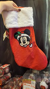 Meia de Natal do Mickey Mouse - Decoração Festiva 50 cm