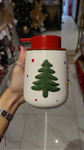 Conjunto Porta Sabonete Líquido e em Barra - Árvore de Natal