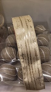 Fita Flocos de Neve 6,3cm x 9m Decorativa