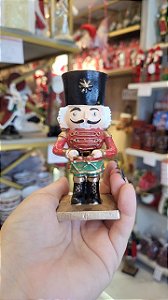 Porta Vela Soldadinho de Chumbo 11cm Decorativo