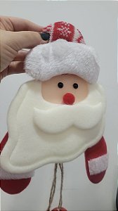 Penduricalho Papai Noel Natalino com Sino