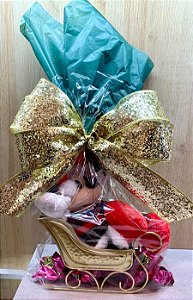 Kit Natalino Infantil Minnie com Trenó Decorativo