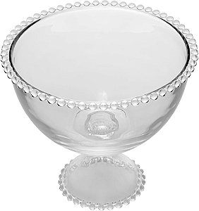 Saladeira com Pé Wolff Cristal 20cm