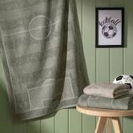 Toalha de Banho Futebol Verde - Karsten - 70x140cm