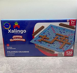 Xalingo Jogos Clássicos Palavras Cruzadas 120 Peças