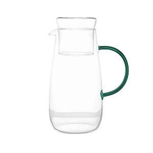 Jarra de Vidro Borossilicato Verde 1,3L Wolff