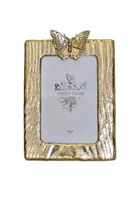 Porta Retrato Dourado Butterfly - 15x21cm