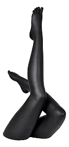 Adorno Pernas Resina Preto Decorativo - Grillo