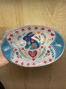 Conjunto com 2 Ornamentos em Vidro Decorativos