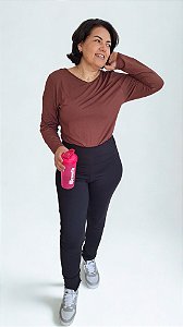 Legging Básica Poliamida Plus Size - Conforto para o seu treino
